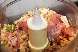Add everything to the food processor