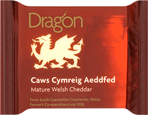 Dragon mature Welsh cheddar cheese