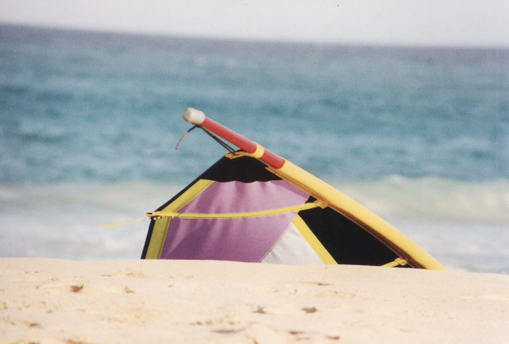 A windsurfer sail of yesteryear
 #3.5metresail #windurfer #stormsail