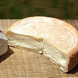 Tomme de chèvre de Rhône-Alpes cheese.JPG.