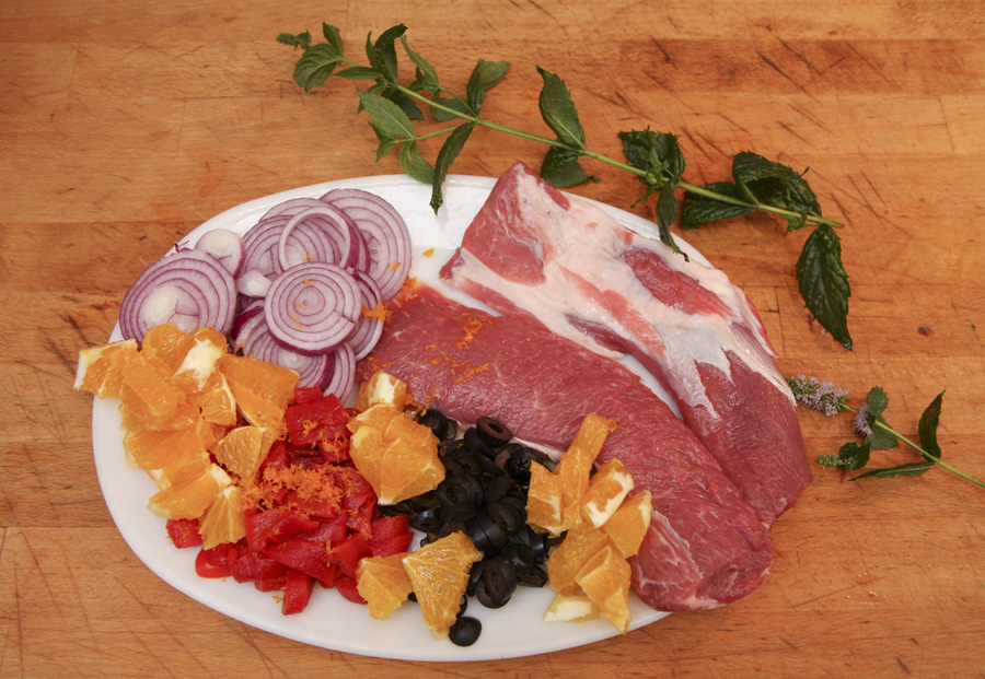 Mint and orange lamb steaks the ingerdients.jpg. Mint and orange lamb steaks the ingerdients.jpg.