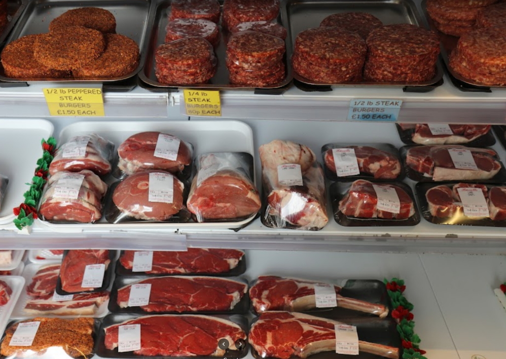 Russells Butchers of Upwell Norfolk steak burgers.jpg.