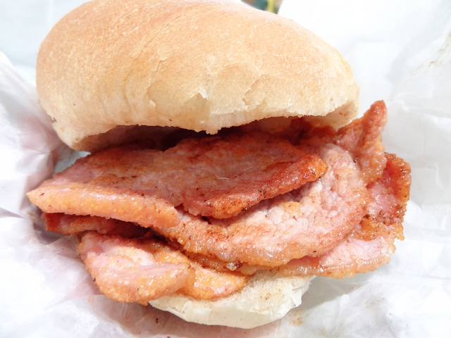 Bacon roll not healthy for you.jpg. Bacon roll not healthy for you.jpg.