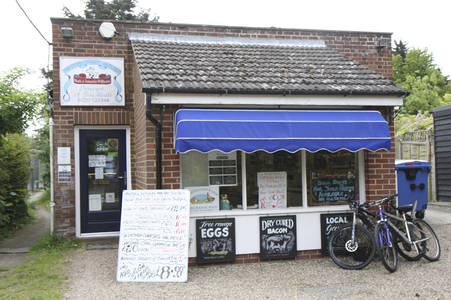 Shopfront Preston family butchers - East Kent.jpg.
