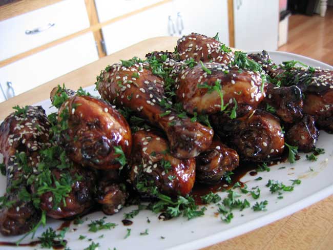 Barbecued balsamic chicken fillets