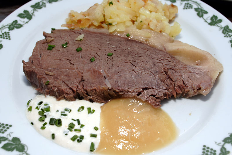 Wiener Tafelspitz (Boiled beef); a recipe