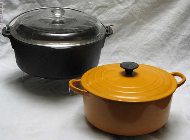 Dutch and French ovens.jpg. Dutch and French ovens.jpg.