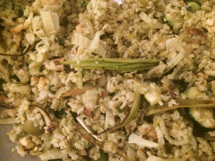 Fennel, olive, freekeh and herb Salad recipe.jpg. Fennel, olive, freekeh and herb Salad recipe.jpg.