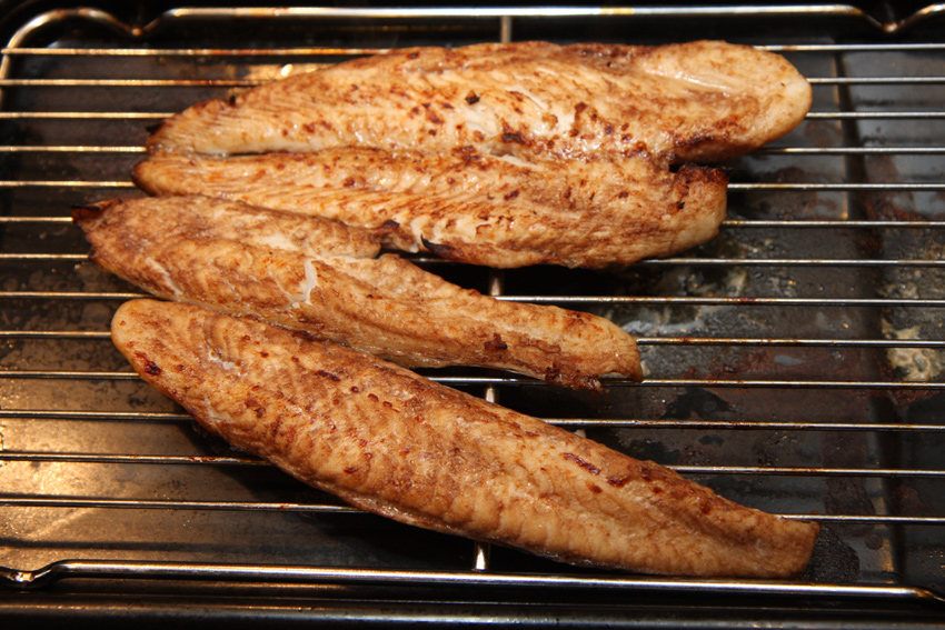 Grilled White Fish with Balsamic Vinegar grilling.jpg.