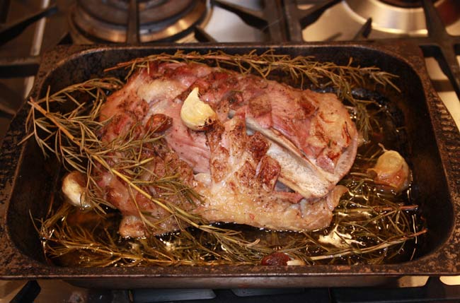 Slow roast lamb out of the oven.jpg.