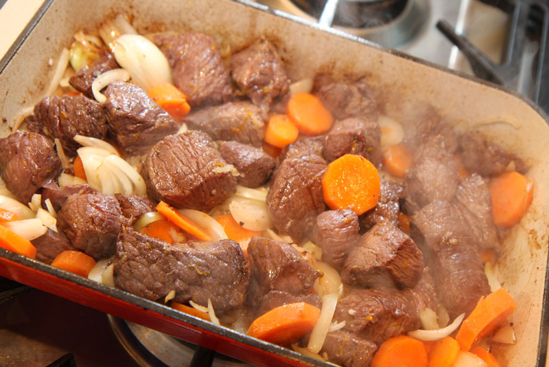 Slow cooked beef stew with a cheese rösti stir-fry.jpg.