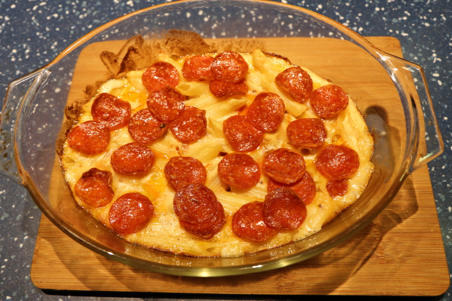 Baked long life cheese pasta.jpg.