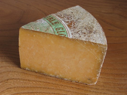 Smart's Double Gloucester cheese.jpg. Smart's Double Gloucester cheese.jpg.