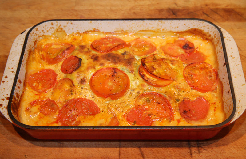 Basa lasagne bake