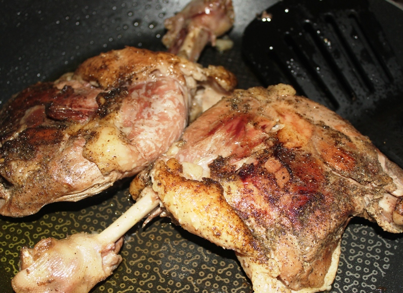 Duck legs, a sous vide recipe