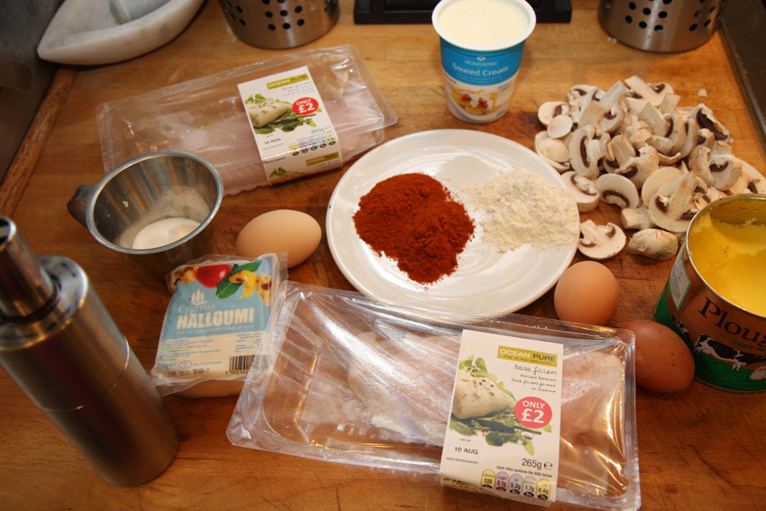 Halibut with yoghurt ingredients.jpg.