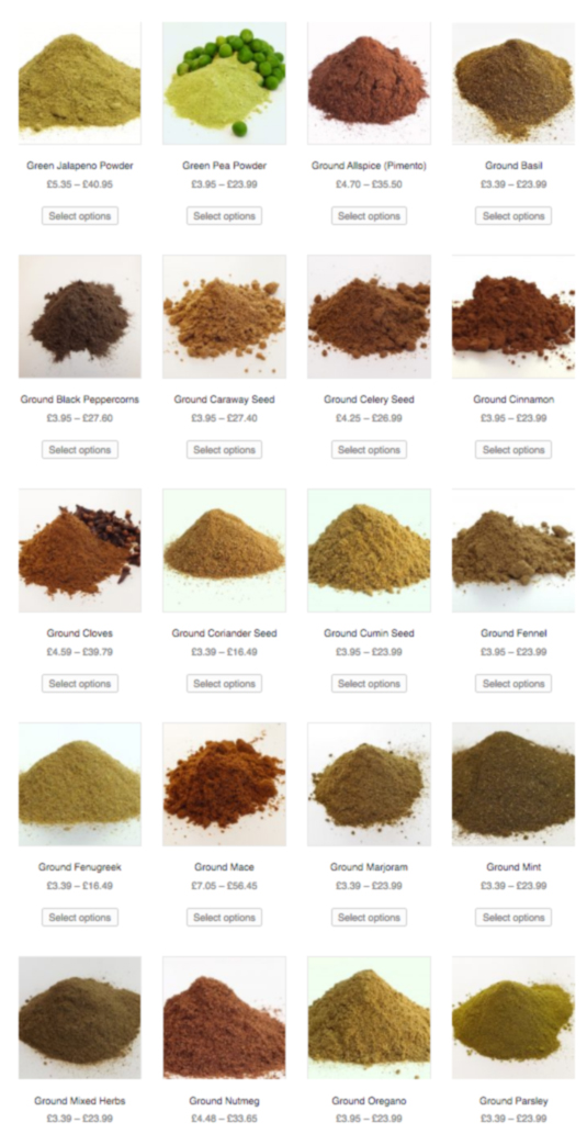 Taste Sensation Powdered Spices and flavourings 5.jpg. Taste Sensation Powdered Spices and flavourings 5.jpg.