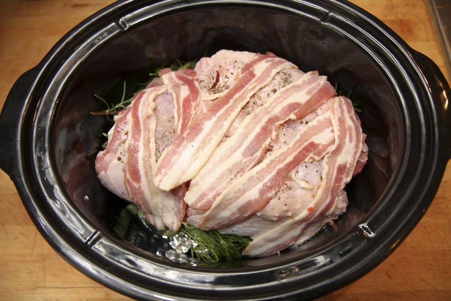 Cooking turkey leg in a slow cooker prepped.jpg.