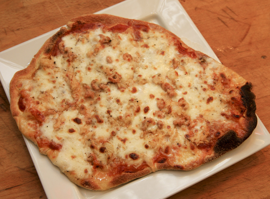 Crab and brown shrimp pizza recipe Cheese recipes from The cook's Wiki