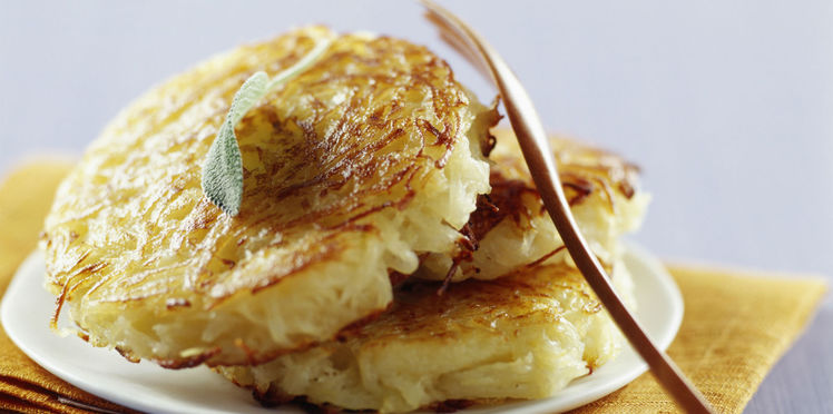 Galettes de pommes de terre luxembourgeoises (Luxembourg potato cakes)