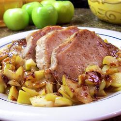 Caramel Apple Porkchops (GF)