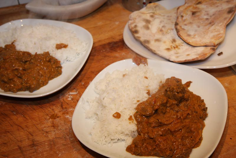 Venison curry