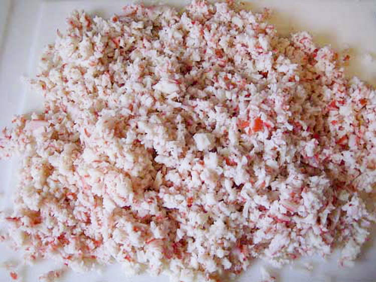 Crab pancakes (Chinese style), Egg recipe