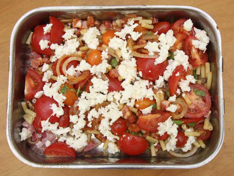 MacaroniBake ready for the oven.jpg. MacaroniBake ready for the oven.jpg.