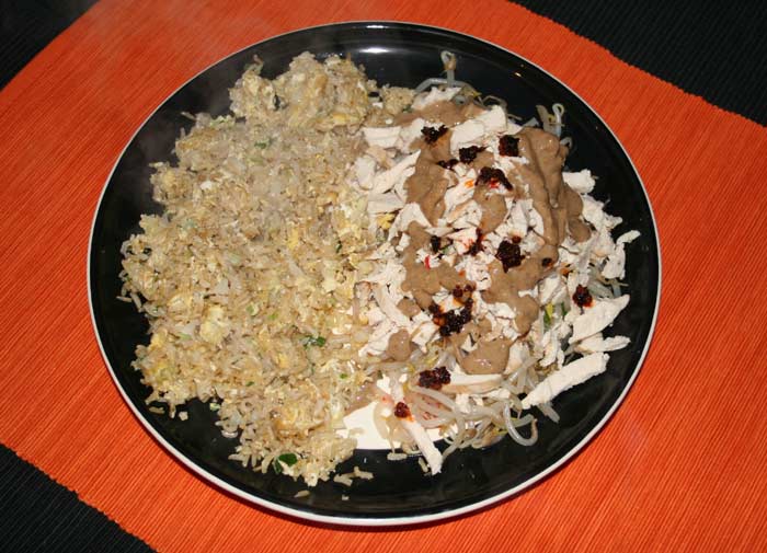 Bean sprout salad (simple)