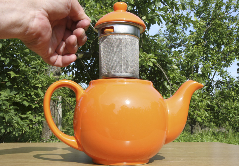 Teapot with strainer.jpg. Teapot with strainer.jpg.