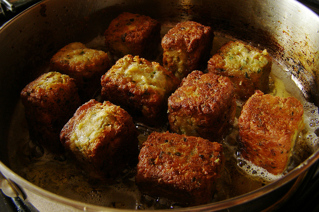 Shallow frying falafel.jpg.