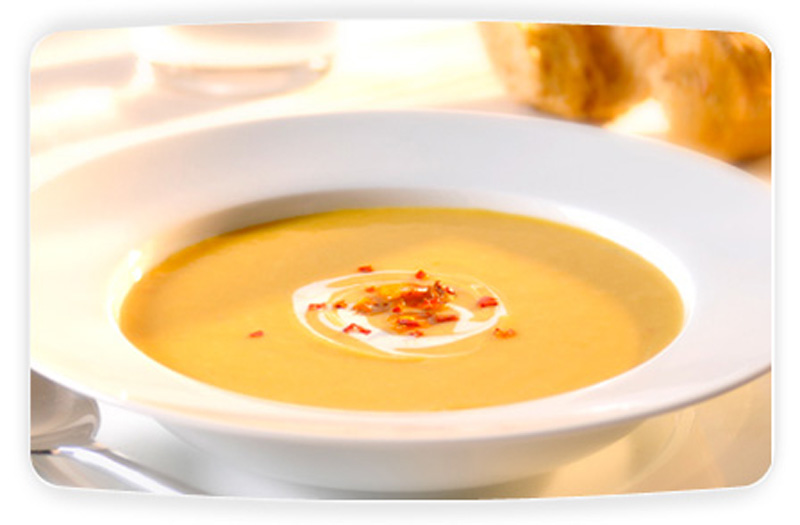 Creamy Philadelphia butternut squash and chilli soup recipe