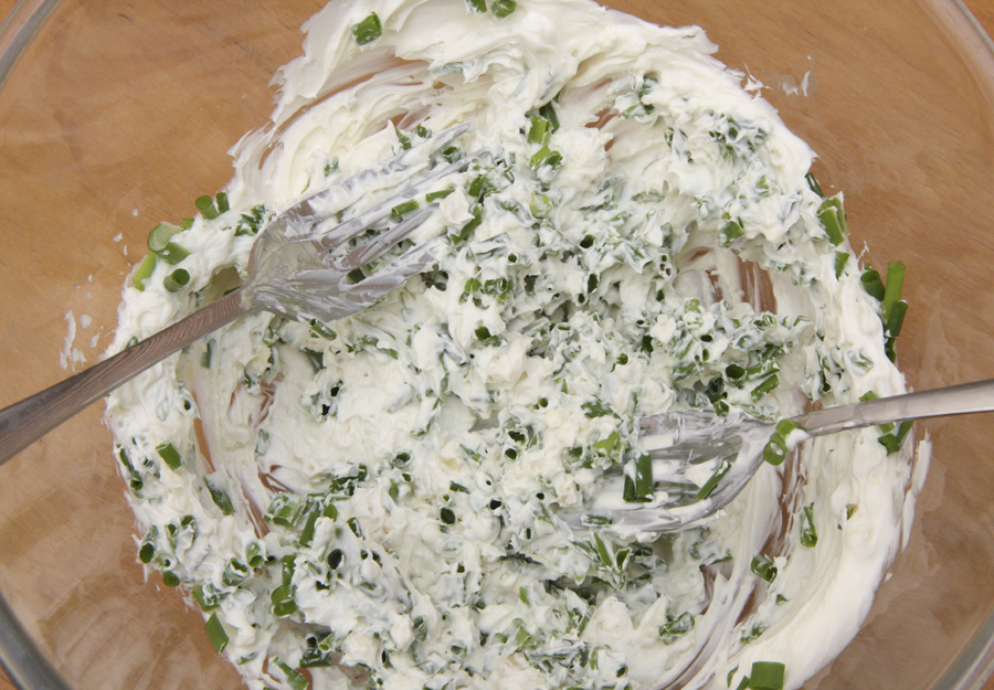 Spicy three cheese flan with sesame the filling.jpg.