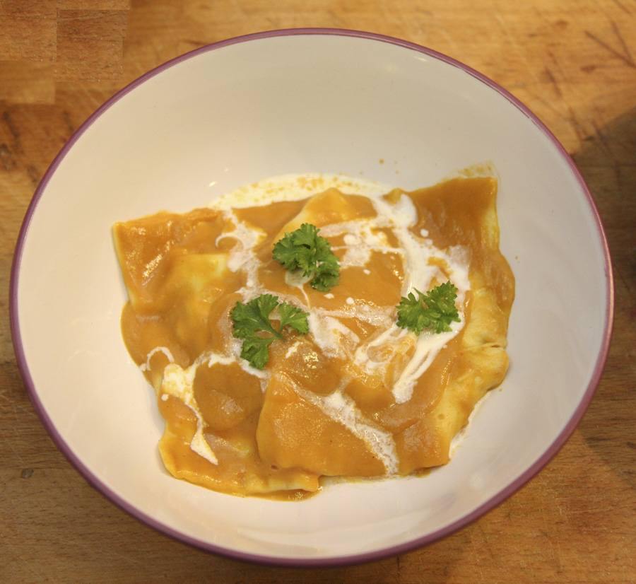 Home made crab ravioli recipe