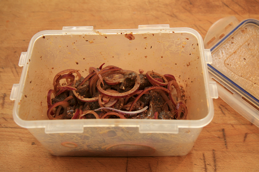 Hugh's merguez liver and onions lock and lock box.jpg. Hugh's merguez liver and onions lock and lock box.jpg.