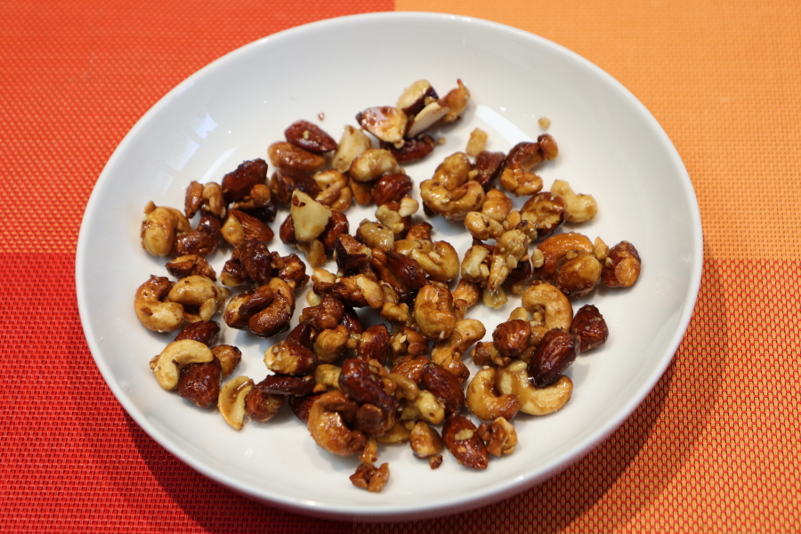 Nut brittle based on Rick Stein's TV recipe