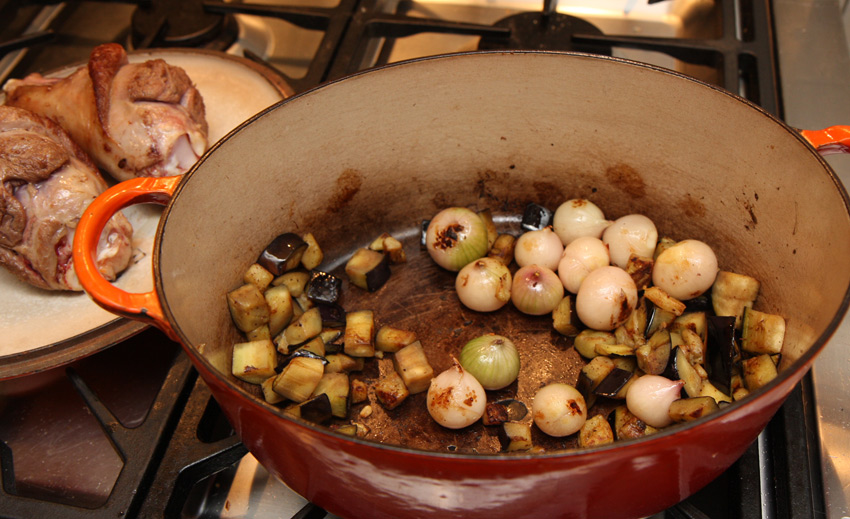 Shallots and aubergines browned.jpg.