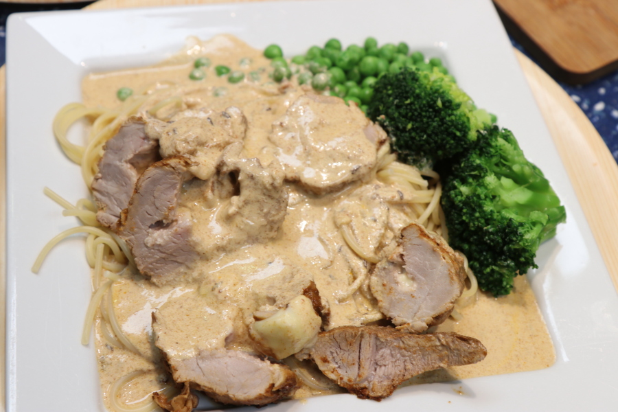 Porc filets mignons served.jpg. Porc filets mignons served.jpg.