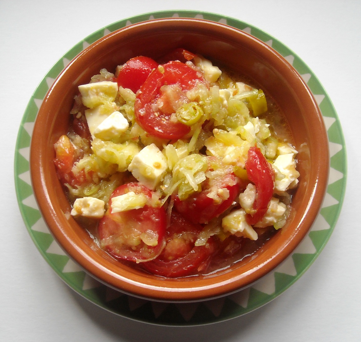 Serbian salad, Vegetarian recipe