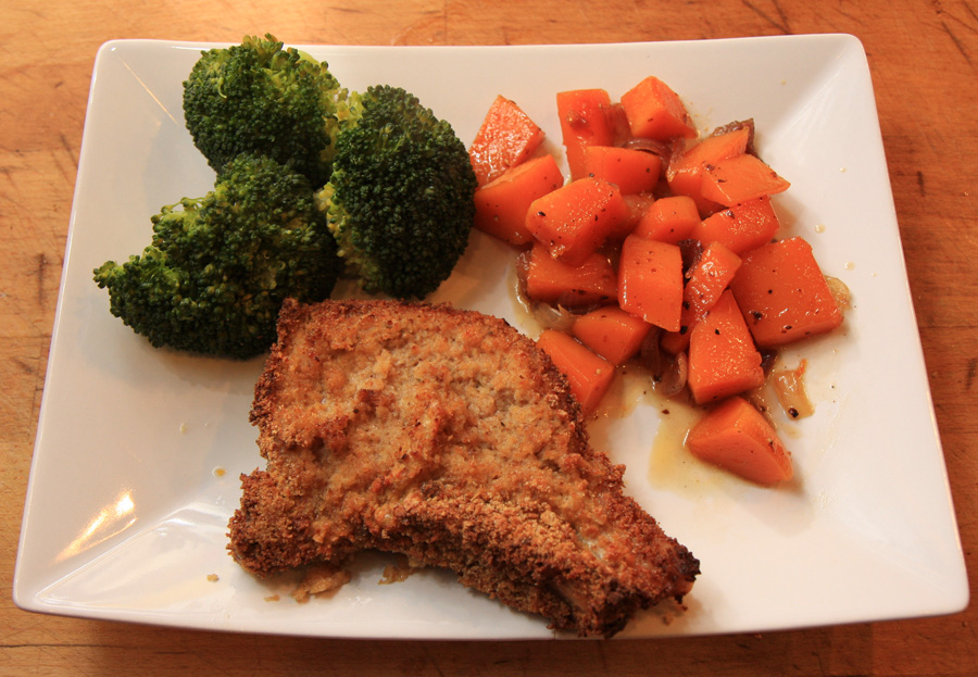 Tex-Mex breaded pork chops