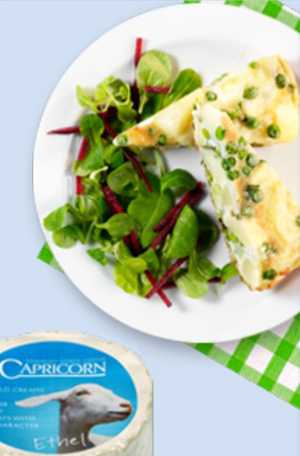 Capricorn, pea and mint tortilla recipe.jpg. Capricorn, pea and mint tortilla recipe.jpg.
