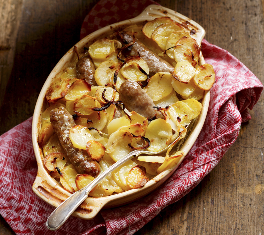 Sausage Boulangere GF recipe.jpg. Sausage Boulangere GF recipe.jpg.