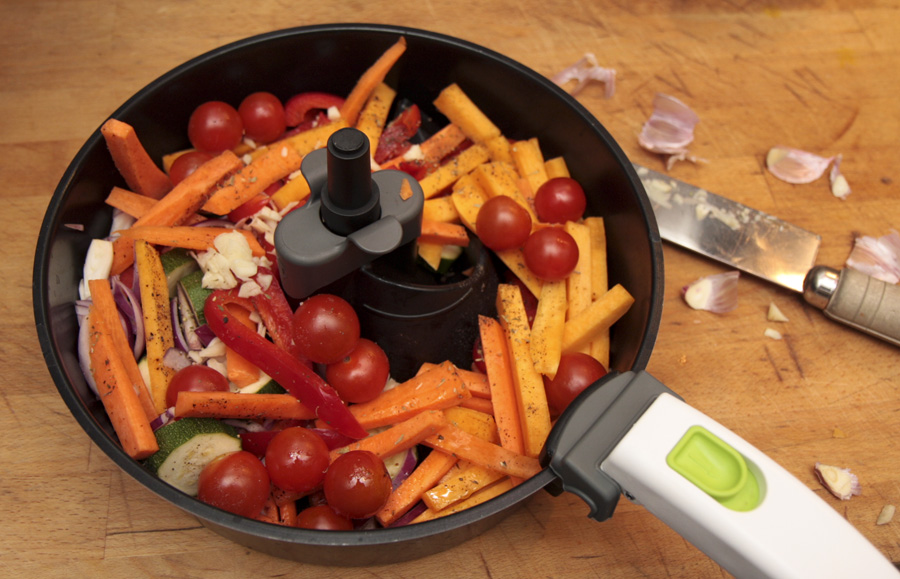 Air fried roasted vegetables - added to the Tefal air fryer.jpg.