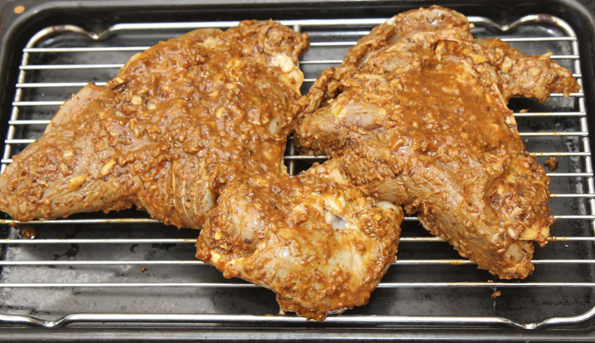 Marinaded half-leg of lamb.jpg. Marinaded half-leg of lamb.jpg.