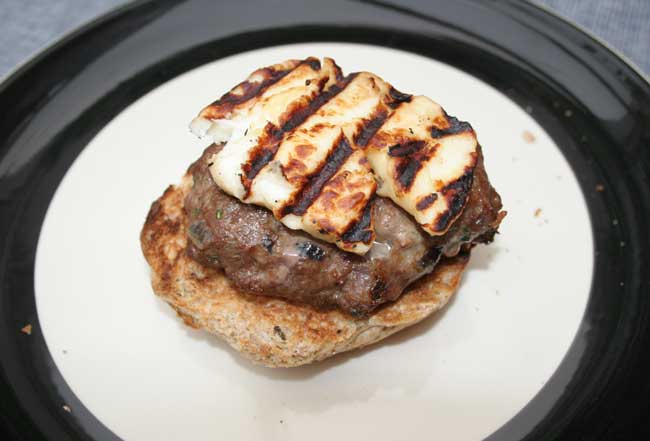 Home-made beef burgers