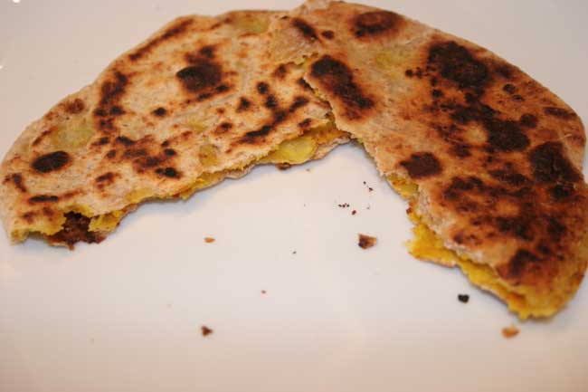 Stuffed parathas