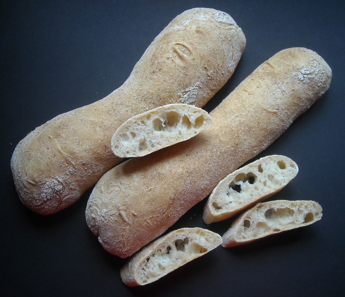 Ciabatta with biga