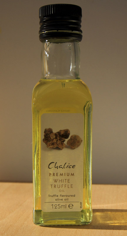 A bottle of truffle oil.jpg. A bottle of truffle oil.jpg.