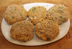 5 huge fishcakes!