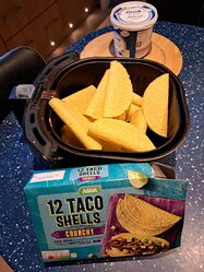 Asda Taco Shells are best cooked in an airfryer